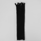 Молния потайная, №3, неразъёмная, потайная, замок автомат, 40 см, чёрная - Фото 3