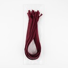 Молния потайная, №3, неразъёмная, потайная, замок автомат, 50 см, цвет бордовый, цена за 1 штуку - Фото 3