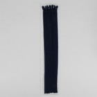 Молния потайная, №3, неразъёмная, потайная, замок автомат, 60 см, цвет тёмно-синий, цена за 1 штуку - Фото 3