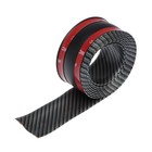 Защитная накладка на порог автомобиля TORSO, самоклеящаяся, карбон, 5×250 см - Фото 1