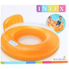 Круг надувной со спинкой и ручками, d=102 см, от 8 лет, МИКС 56512NP INTEX - Фото 3