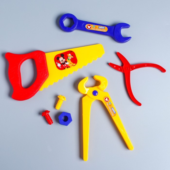 Набор инструментов «Mickey» Микки Маус, 7 предметов, цвет МИКС - фото 1886411854
