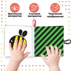 Книжка - шуршалка развивающая по методике Г. Домана «Малыши», 12×12 см - Фото 3
