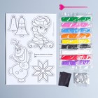 Фреска-магнит "Олаф и Эльза "Холодное сердце - фото 36023850