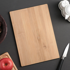 Доска разделочная Доляна «Марно», 32×22 см, бамбук - Фото 1