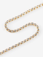 Цепь со стразами, металл, стекло, 3.5 мм, 9±1 м, цвет золотой - Фото 2