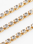 Цепь со стразами, металл, стекло, 3.5 мм, 9±1 м, цвет золотой - Фото 4