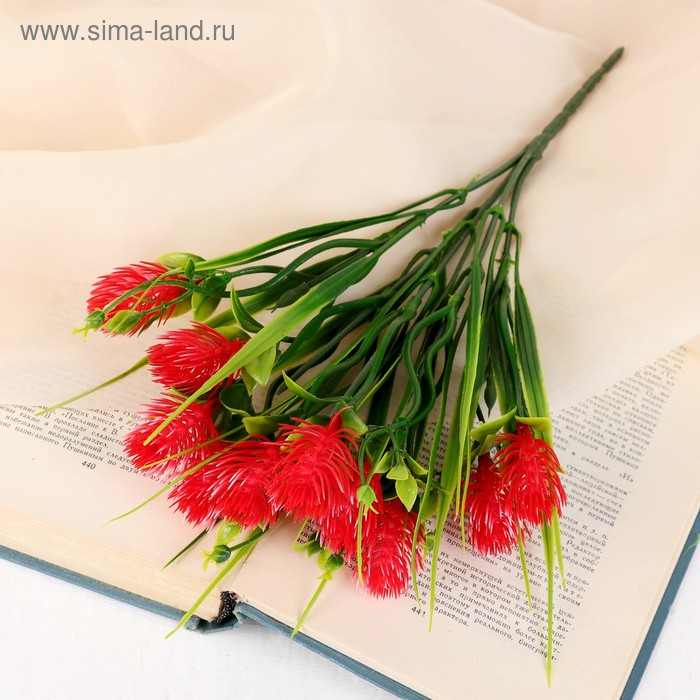 Букет "Агератум" 27 см, микс - Фото 1