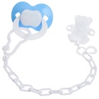 Соска - пустышка силиконовая ортодонтическая Крошка Я, от 6 мес., с держателем, МИКС - Фото 2