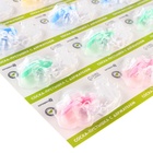 Соска - пустышка силиконовая ортодонтическая Крошка Я, от 6 мес., с держателем, МИКС - Фото 17