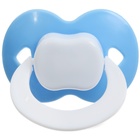 Соска - пустышка силиконовая ортодонтическая Крошка Я, от 6 мес., с держателем, МИКС - Фото 4