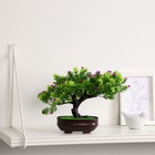 Бонсай искусственный в горшке «Деревце изгиб», 17×12 см, МИКС - Фото 4