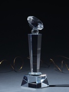 Фигурка стекло «Стела наградная. Бриллиант», 24×7×7 - Фото 3