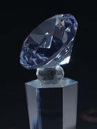 Фигурка стекло «Стела наградная. Бриллиант», 24×7×7 - Фото 5
