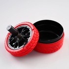 Пепельница для дома бездымная «Покрышка», для сигарет и стиков, 10×10×10 см 4486366