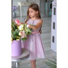 Платье нарядное детское KAFTAN, рост 110-116 см (32), розовый - Фото 2