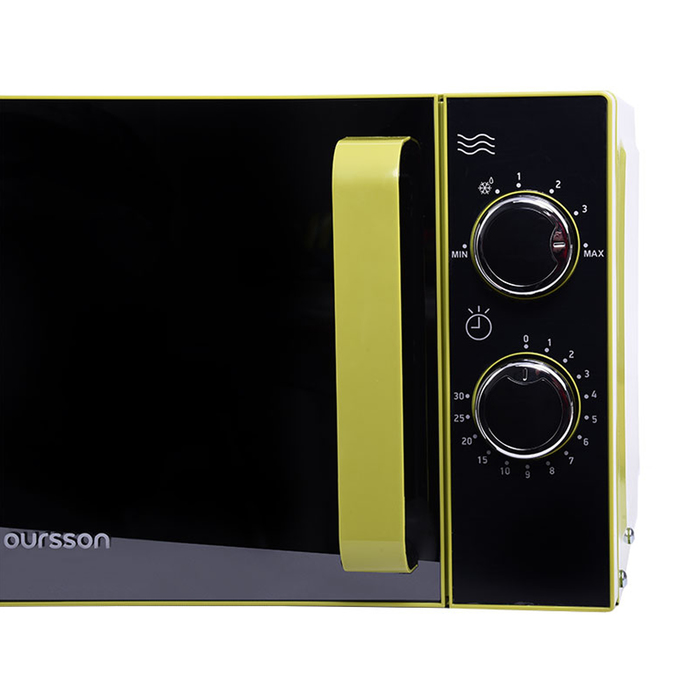 Микроволновая печь Oursson MM2005/GA, 1200 Вт, 20 л, таймер, чёрно-зелёная - фото 51332305
