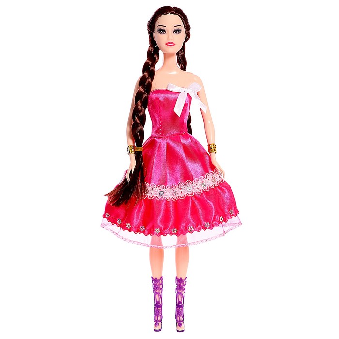Кукла-модель «Лера» в платье, МИКС - фото 1886412313