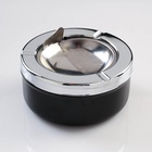 Пепельница для дома бездымная «Тофилд», для сигарет и стиков, 10.5×5 см, черная - Фото 2