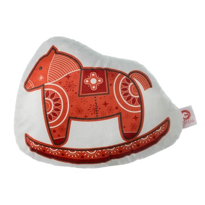Подушка новогодняя Этель «Лошадка» 39х46 см, велюр, 100% п/э