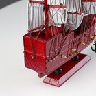 Корабль сувенирный малый «Вингилот», борта красное дерево, паруса белые, 4×20×20 см - Фото 4
