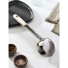 Половник из нержавеющей стали Доляна «Соната», 150 мл, 34 см - Фото 2