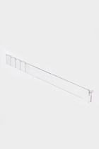 Пластиковый обламывающийся разделитель высотой 3.5 см с передним ограничителем 3 см, L=18.5-38.5 см - Фото 4