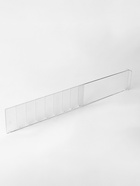 Пластиковый обламывающийся разделитель c передним ограничителем 6 см, 18.5-38.5×3.5×6 см - Фото 7