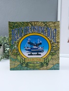 Сувенирная модель корабля «Ида», голубые борта, сетка - фото 68861366