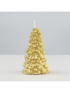 Свеча новогодняя «Ёлка», 10×5 см, золото - Фото 3