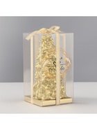 Свеча новогодняя «Ёлка», 10×5 см, золото - Фото 4