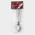 Ложки чайные из нержавеющей стали «Русиано», длина 14 см, 12 шт., цвет серебряный - Фото 5