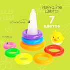 Пирамидка «Цыплёнок», 8 колец - фото 24407861