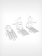 Опора задняя FLEX×-BACK, 315×80×6 мм, прозрачная - Фото 7