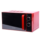 Микроволновая печь Oursson MM2005/RD, 1200 Вт, 20 л, таймер, чёрно-красная - Фото 1