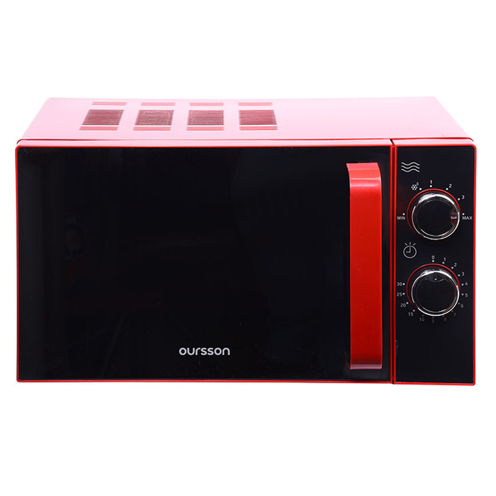 Микроволновая печь Oursson MM2005/RD, 1200 Вт, 20 л, таймер, чёрно-красная - фото 51332308