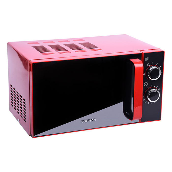 Микроволновая печь Oursson MM2005/RD, 1200 Вт, 20 л, таймер, чёрно-красная - фото 51332309