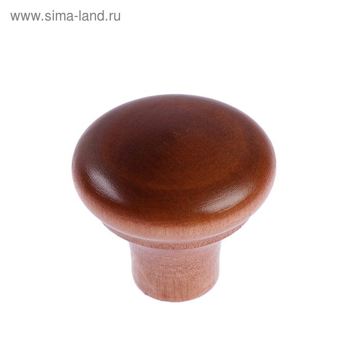 Ручка-кнопка Алапаевск, «Грибок», цвет под дерево - Фото 1