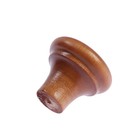 Ручка-кнопка Алапаевск, «Грибок», цвет под дерево - Фото 2