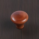 Ручка-кнопка Алапаевск, «Грибок», цвет под дерево - Фото 3
