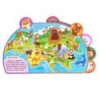 Книга с мягкими пазлами EVA «Атлас животных», 12 стр. - Фото 3