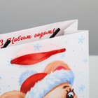 Пакет ламинированный вертикальный «Мышка с подарком», S 12 × 15 × 5.5 см - Фото 3