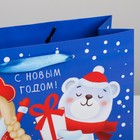 Пакет ламинированный горизонтальный «Подарок для тебя», MS 23 × 18 × 8 см - Фото 3