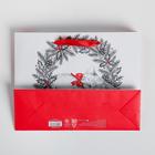 Пакет ламинированный «Новогодний котёнок», MS 23 х 18 х 8 см 4262353