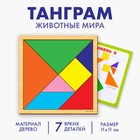 Головоломка «Танграм», животные мира - Фото 1