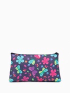 Косметичка на молнии, фиолетовая, разноцветная - Фото 2