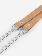 Ручка для сумки, с цепочками и карабинами, 120×1.8 см, бежевая - Фото 4