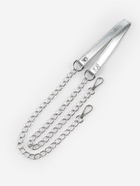 Ручка для сумки, с цепочками и карабинами, 120×1.8 см, цвет серебряный - Фото 3