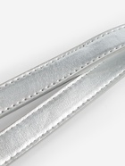 Ручка для сумки, с цепочками и карабинами, 120×1.8 см, цвет серебряный - Фото 6