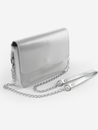 Ручка для сумки, с цепочками и карабинами, 120×1.8 см, цвет серебряный - Фото 7